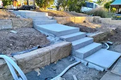 Concrete steps Logan