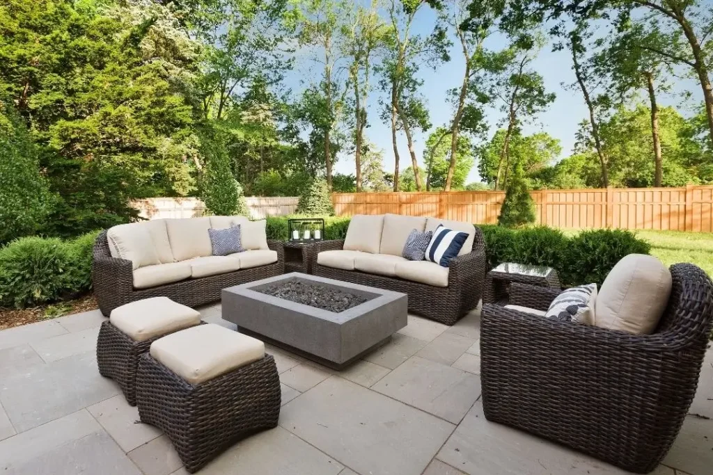 decorative concrete patio